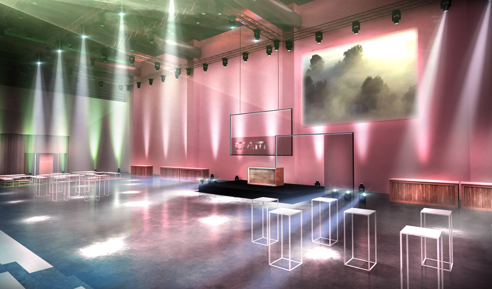 Wow Event | Corporate event per Ciam | Light Design